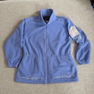 Vintage Northern Sun Canada Polar Bear Fleece Jacket Coat. XL Women's Refections
